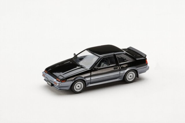 [予約]ホビージャパン 1/64 (ダイキャスト製) トヨタスプリンタートレノ GT APEX (AE86) 2 DOOR 後期型 ブラック/グレー