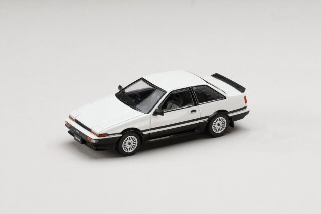 [予約]ホビージャパン 1/64 (ダイキャスト製) トヨタスプリンタートレノ GT APEX (AE86) 2 DOOR 後期型 ホワイト/ブラック