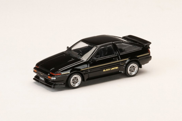 [予約]ホビージャパン 1/64 (ダイキャスト製) トヨタ スプリンター トレノ GT APEX (AE86) 後期型 BLACK LIMITED JDM STYLE ブラックメタリック