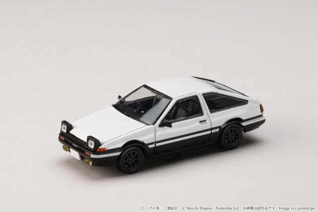 [予約]ホビージャパン 1/64 (ダイキャスト製) Toyota SPRINTER TRUENO (AE86)/頭文字D 藤原 拓海 VS 中里 毅