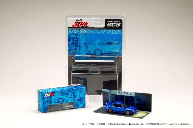 ホビージャパン 1/64 (ダイキャスト製)  SUBARU IMPREZA / 頭文字D