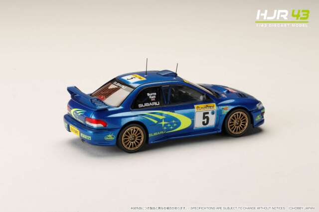 スバル インプレッサ ラリーカー 1/43 ホビージャパン 1/43 (ダイキャスト製) スバル インプレッサ No