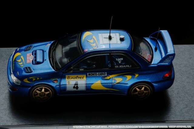 ホビージャパン スバル インプレッサ WRC 1997 #4　モンテカルロ 楽天市場】ホビージャパン 1/43 スバル インプレッサ No.4 1997