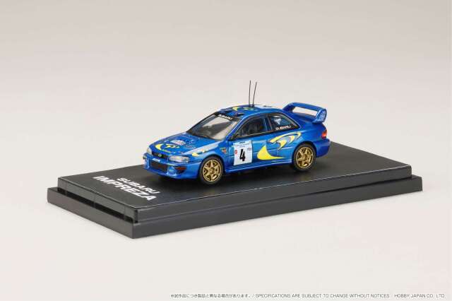 ホビージャパン 1/64 スバル インプレッサ WRC 1997 #4 (ツールドコルス)