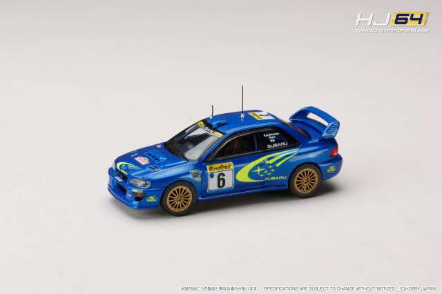 [予約]ホビージャパン 1/64 (ダイキャスト製) SUBARU IMPREZA WRC 1999 #6 (MONTE CARLO)