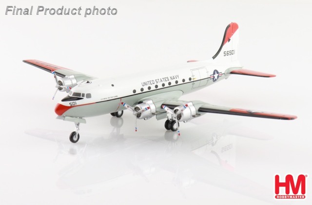 HOBBY MASTER 1/200 (ダイキャスト製) C-54Q スカイマスター `アメリカ海軍 テストパイロットスクール 1973