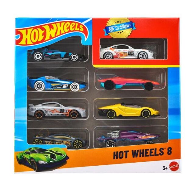 [予約]Hot Wheels 1/64 (ダイキャスト製) 8カーパック アソート