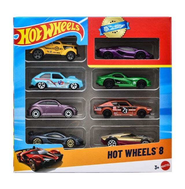 [予約]Hot Wheels 1/64 (ダイキャスト製) 8カーパック アソート