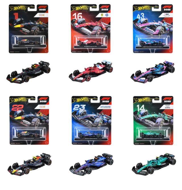 [予約]Hot Wheels 1/64 (ダイキャスト製) プレミアム レース アソートメント