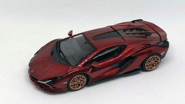 HUNG HING TOYS 1/64 ランボルギーニ・シアン FKP 37 (Red)