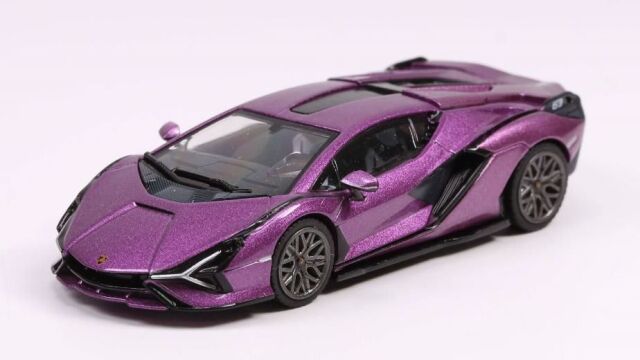 HUNG HING TOYS 1/64 ランボルギーニ・シアン FKP 37 (Viola 30th)