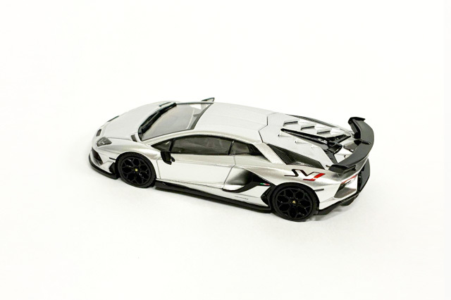 HUNG HING TOYS 1/64 (ダイキャスト製) Lamborghini Aventador SVJ Silver