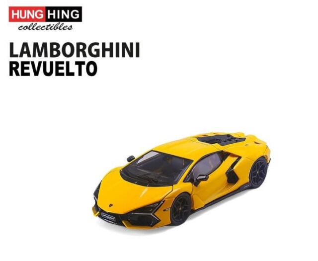 HUNG HING TOYS 1/64 ランボルギーニ・レヴエルト (イエロー)