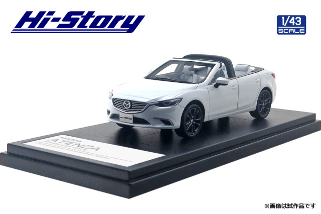 Hi-Story（ハイストーリー） 1/43 マツダ アテンザパレードカー (2015) スノーフレイクホワイトパールマイカ
