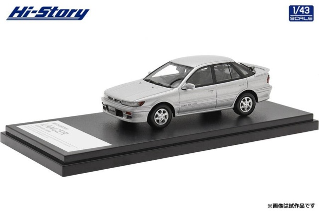 Hi-Story（ハイストーリー）1/43 MITSUBISHI　LANCER GSR 4WD (1988) グレースシルバー