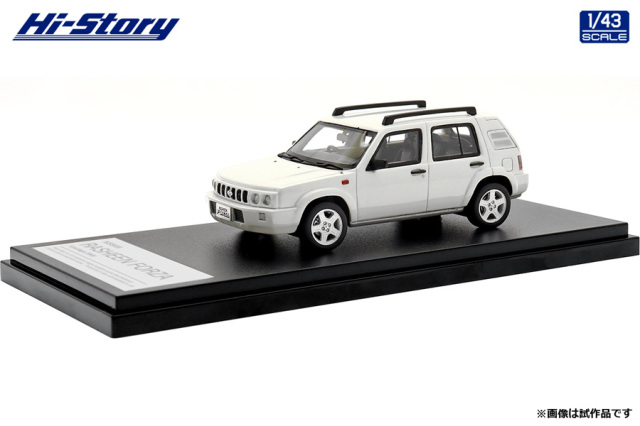 Hi-Story（ハイストーリー）1/43 NISSAN RASHEEN FORZA S package (1998)ホワイトートーン
