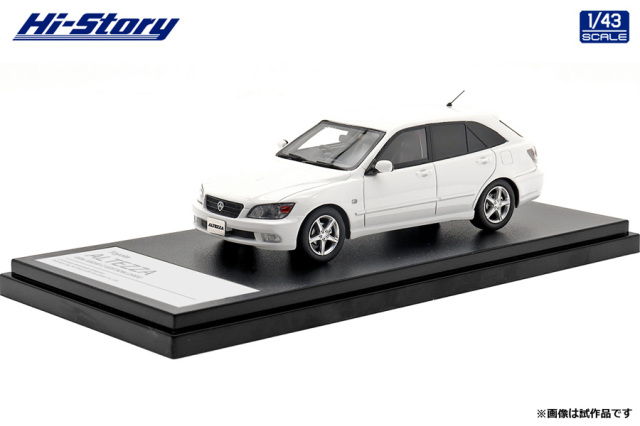 Hi-Story（ハイストーリー）1/43 Toyota ALTEZZA Gita AS200 Z EDITION (2001) スーパーホワイトII