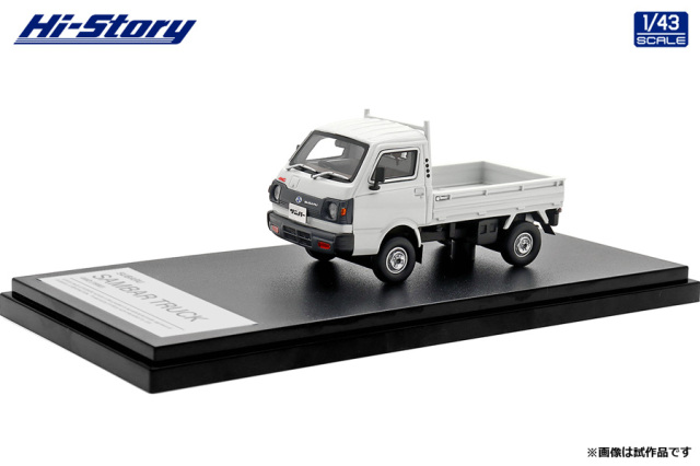 Hi-Story（ハイストーリー）1/43 SUBARU SAMBAR TRUCK 4WD (1980) ガルホワイト