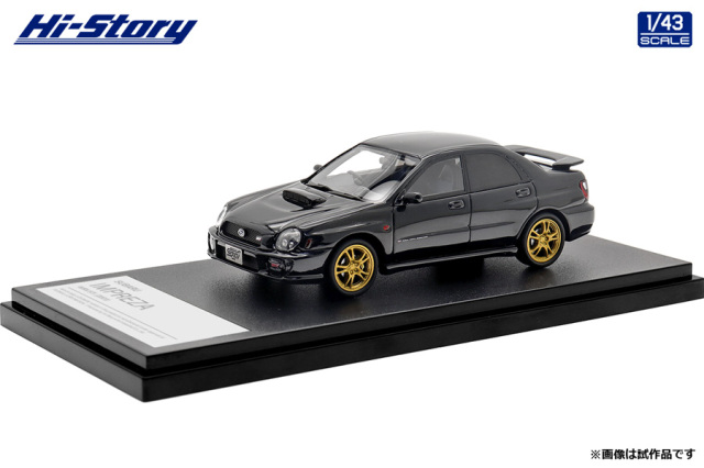 Hi-Story（ハイストーリー）1/43 SUBARU IMPREZA WRX STi (2001)ミッドナイトブラック・マイカ