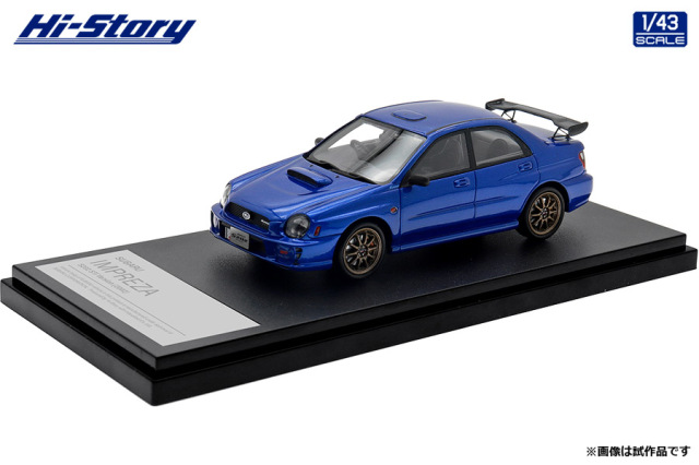 Hi-Story（ハイストーリー）1/43 SUBARU IMPREZA S202 STi Version (2002) WRブルー・マイカ