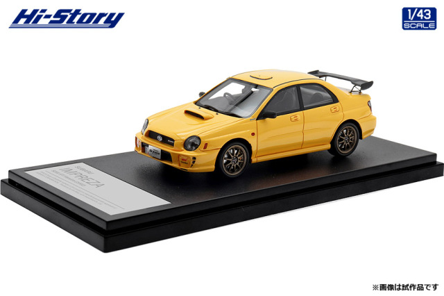 Hi-Story（ハイストーリー）1/43 SUBARU IMPREZA S202 STi Version (2002)  アストラルイエロー