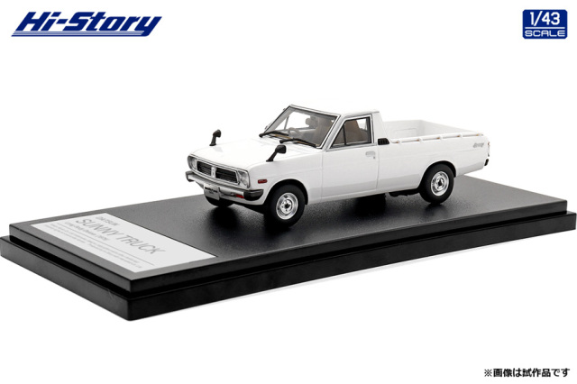 Hi-Story（ハイストーリー）1/43 DATSUN SUNNY TRUCK Long Body Deluxe (1979) ホワイト