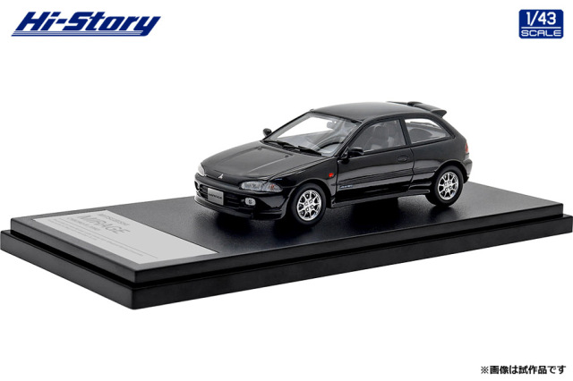 Hi-Story（ハイストーリー） 1/43 MITSUBISHI MIRAGE CYBORG-R (1992) ピレネーブラック