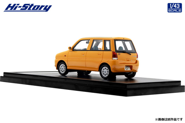 Hi-Story（ハイストーリー）1/43 SUBARU PLEO NICOT (2002) マンダリン