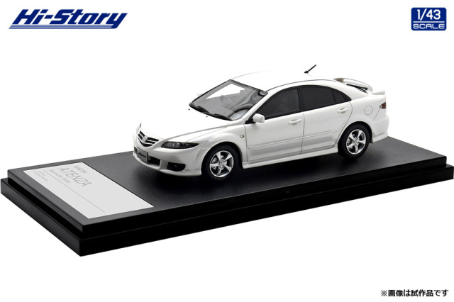 Hi-Story（ハイストーリー）1/43 MAZDA ATENZA Sports 23S (2000) スノーフレイクホワイトパールマイカ