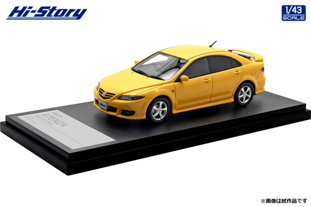 Hi-Story（ハイストーリー）1/43 MAZDA ATENZA Sports 23S (2000) カナリーイエローマイカ