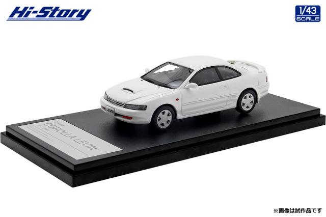 Hi-Story（ハイストーリー）1/43 Toyota COROLLA LEVIN GT-Z (1991) スーパーホワイトII