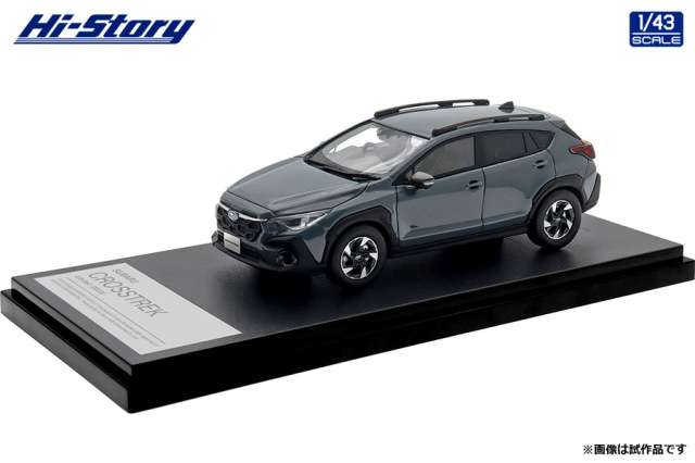 Hi-Story(ハイストーリー) 1/43 (レジン製) SUBARU CROSSTREK Limited (2023) オフショアブルー・メタリック