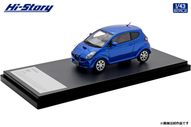 [予約]Hi-Story(ハイストーリー) 1/43 (レジン製) SUBARU R1 S (2005) カスタマイズカラー メタリックブルー