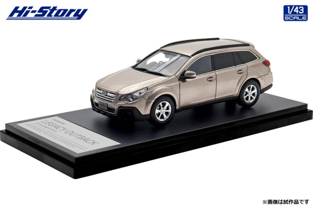 Hi-Story(ハイストーリー) 1/43 (レジン製) SUBARU LEGACY OUTBACK 2.5i EyeSight (2012) バーニッシュドブロンズ・メタリック