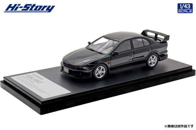 [予約]Hi-Story(ハイストーリー) 1/43 (レジン製) MITSUBISHI GALANT SUPER VR-4 (1998) カスタマイズカラー ピレネーブラック
