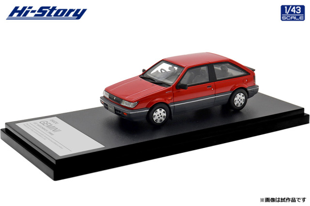 [予約]Hi-Story(ハイストーリー) 1/43 (レジン製) ISUZU GEMINI CC HATCHBACK (1989) フレイムレッド