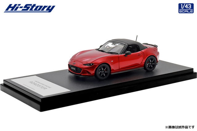 [予約]Hi-Story(ハイストーリー) 1/43 (レジン製) MAZDA SPIRIT RACING ROADSTER (2025) ソウルレッドクリスタルメタリック