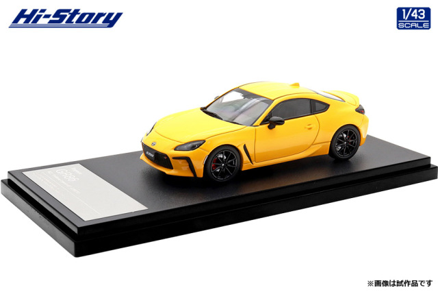 [予約]Hi-Story(ハイストーリー) 1/43 (レジン製) Toyota GR86 特別仕様車 RZ "Yellow Limited" (2025) サンライズイエロー