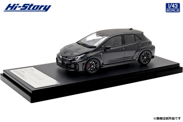 [予約]Hi-Story(ハイストーリー) 1/43 (ダイキャスト製) Toyota GR COROLLA RZ (2025) プレシャスブラックパール