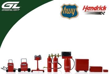[予約]グリーンライト 1/43 (ダイキャスト製) Shop Tool Set #1 ? Hendricks Motorsport 
