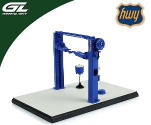[予約]グリーンライト 1/43 (ダイキャスト製) Two Post Lift - Blue 