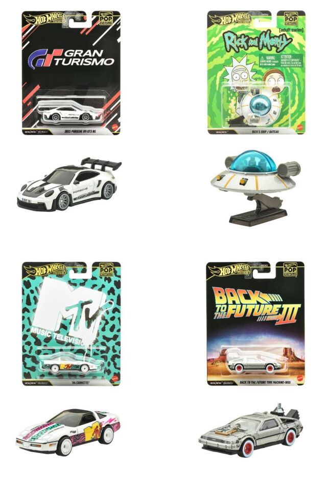 [予約]Hot Wheels  (ダイキャスト製) ポップカルチャー アソート