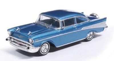 [予約]ixo(イクソ) 1/64 (ダイキャスト製) シボレー ベルエア セダン コンチネンタルキット付 1957 ハーバーブルー