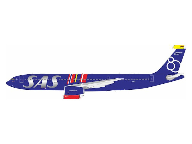 [予約]InFlight Model 1/200 (ダイキャスト製)A330-300 SAS LN-RKR