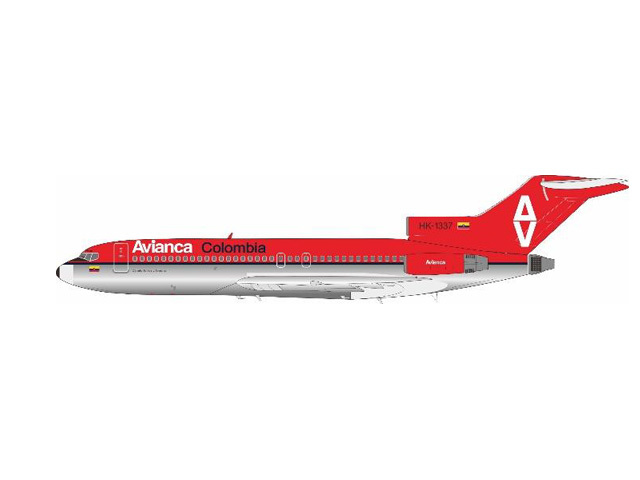 [予約]InFlight Model 1/200 (ダイキャスト製)727-100 Avianca HK-1337