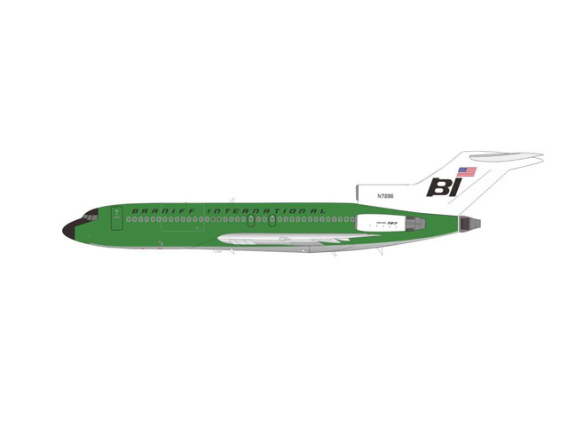 [予約]InFlight Model 1/200 (ダイキャスト製) 727-27C Braniff International N7296 Panagra Green