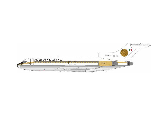 [予約]InFlight Model 1/200 (ダイキャスト製)727-100 Mexicana XA-SEL
