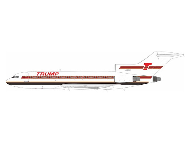 [予約]InFlight Model 1/200 (ダイキャスト製) 727-25 Trump Shuttle N903TS