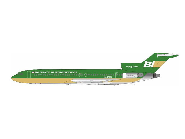 [予約]InFlight Model 1/200 (ダイキャスト製)727-200/Adv Braniff International Airways N443BN