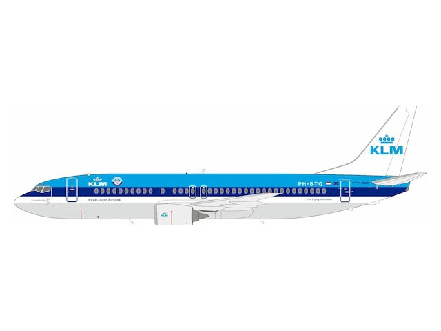 [予約]InFlight Model 1/200 (ダイキャスト製) 737-400 KLM Royal Dutch Airlines PH-BTG